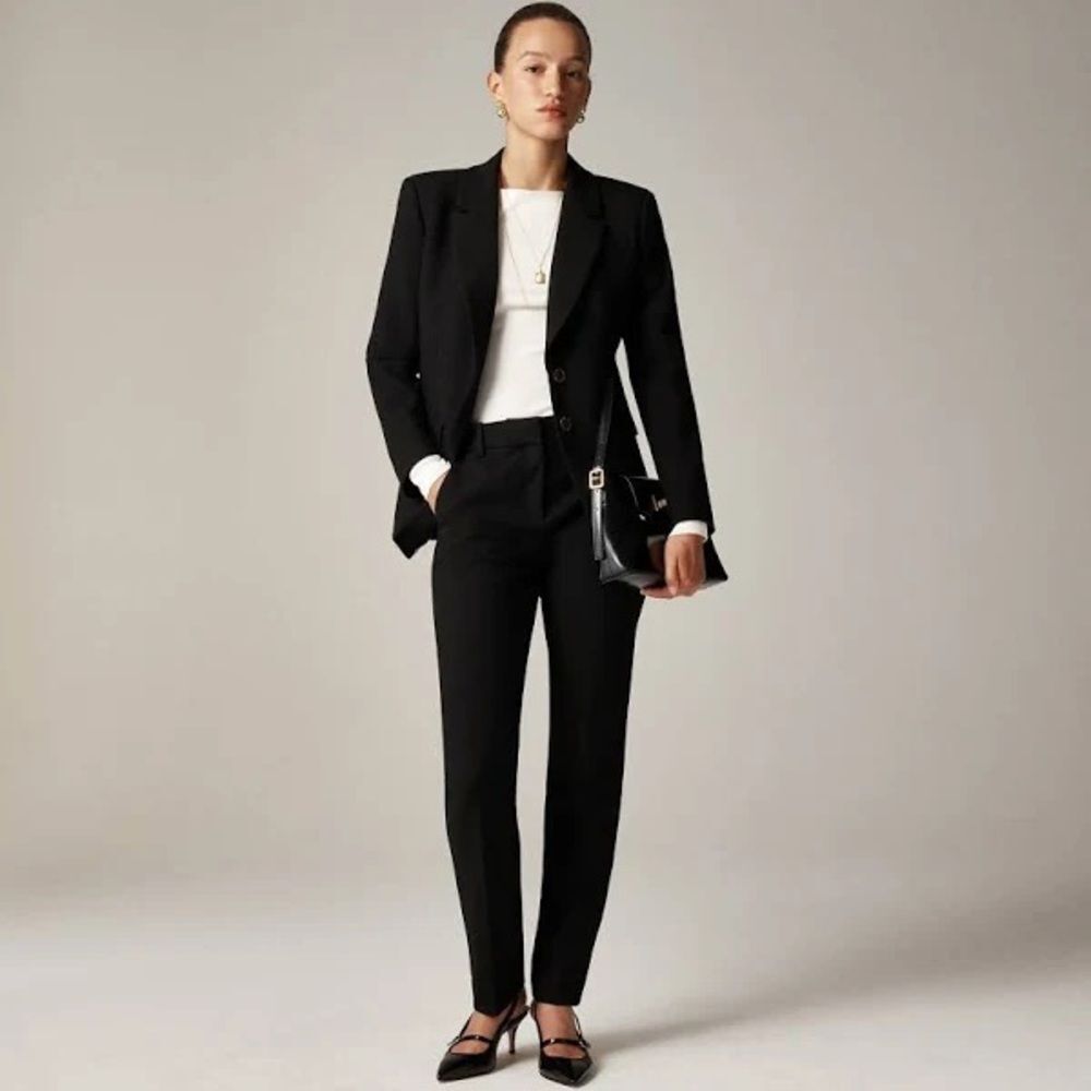 J. Crew New Cameron Pant in Four-Season Stretch in Black 2